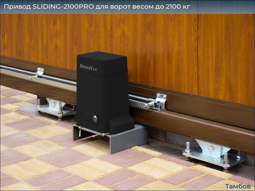 Привод SLIDING-2100PRO для ворот весом до 2100 кг, tambov.doorhan.ru