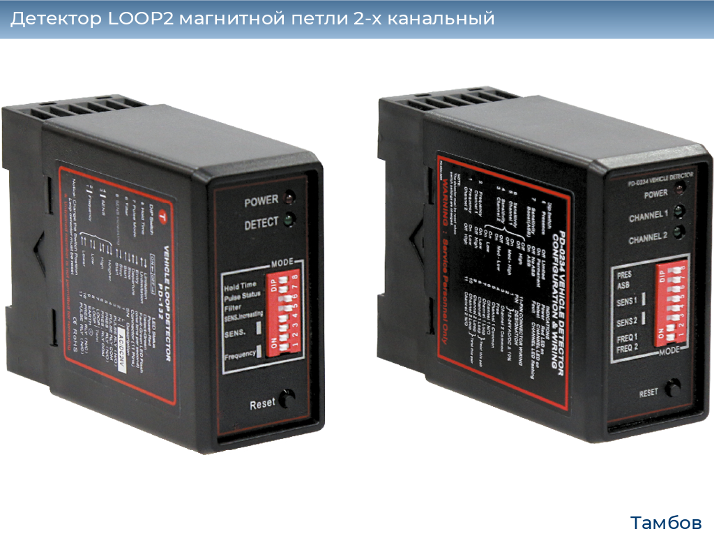 Детектор LOOP2 магнитной петли 2-x канальный, tambov.doorhan.ru