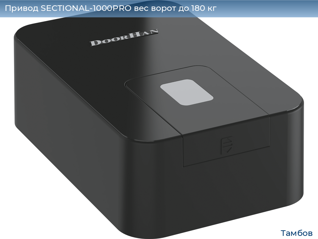 Привод SECTIONAL-1000PRO вес ворот до 180 кг, tambov.doorhan.ru